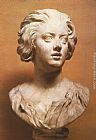 Famous Bust Paintings - Bust of Constanza Bonarelli